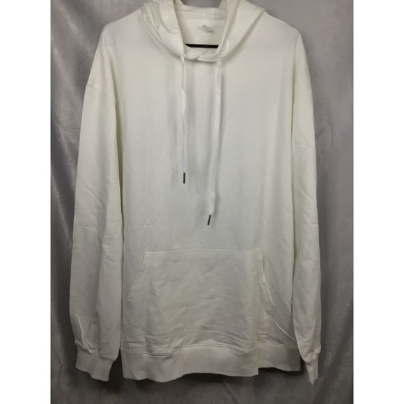 Chicyea Lightweight Hoodie Men's Large White NWOT "It is What It Is" - Picture 1 of 9